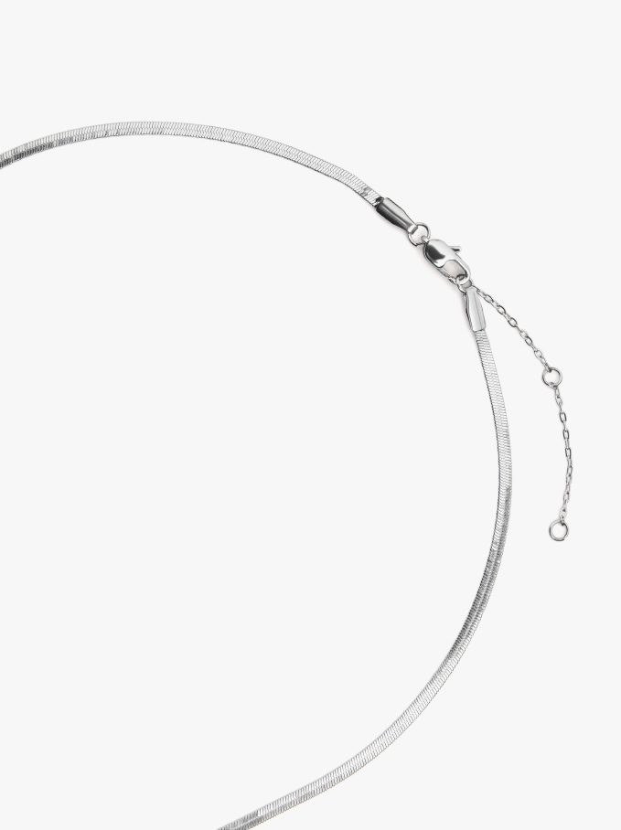 שרשרת בשני גוונים עם לבבות Stainless Steel