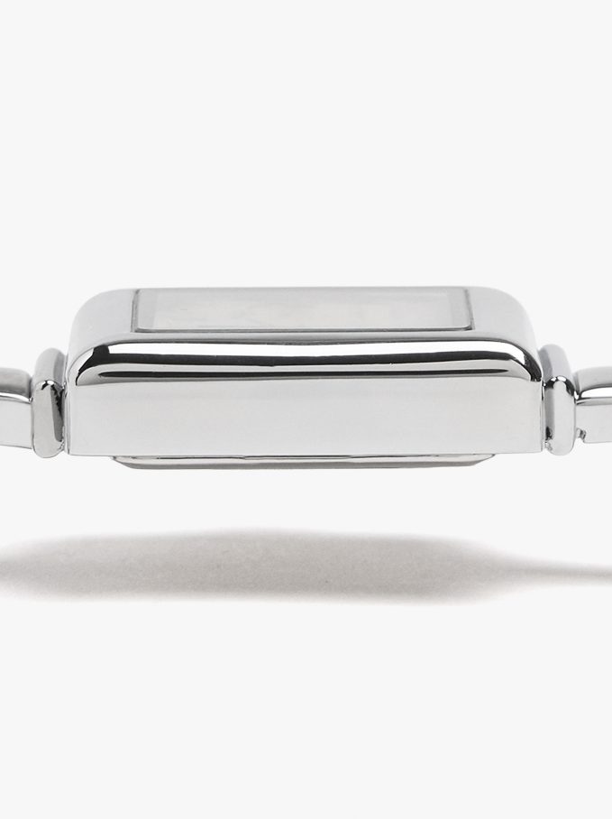 שעון מלבני Stainless Steel