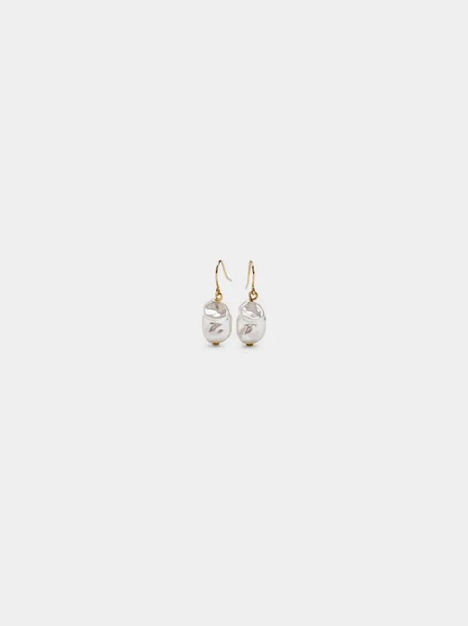 עגילים עם פנינים